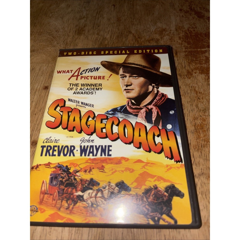 Stagecoach (2-Disc DVD, 1939, Full Screen, Special Ed) Like New !    John Wayne